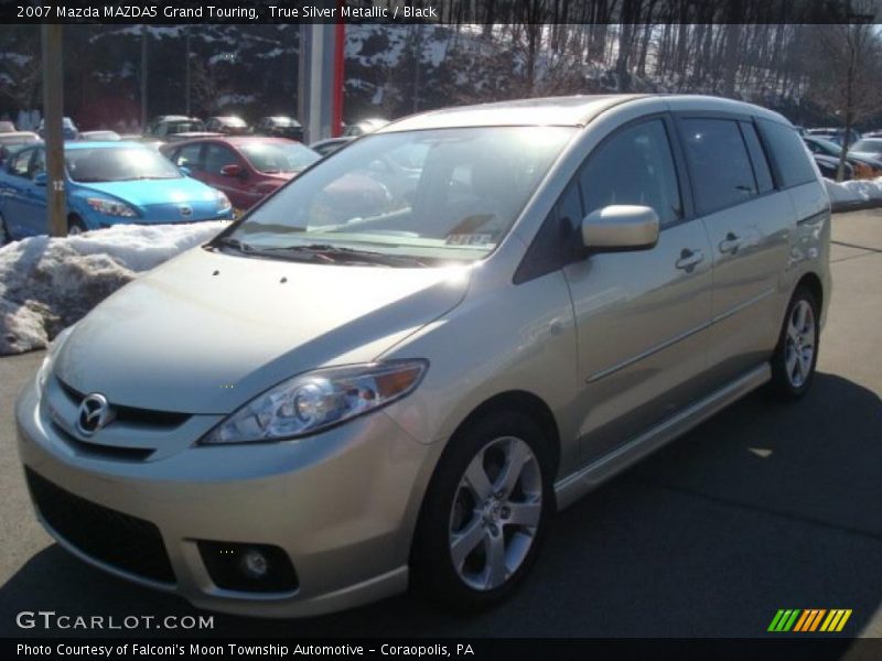 True Silver Metallic / Black 2007 Mazda MAZDA5 Grand Touring