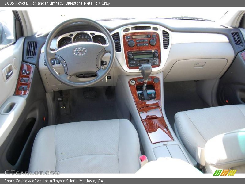 Bluestone Metallic / Gray 2005 Toyota Highlander Limited