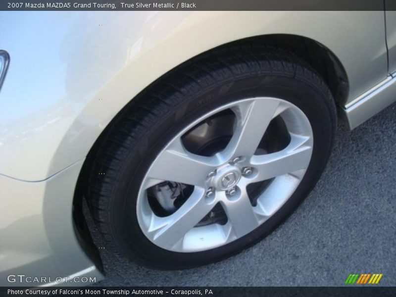 True Silver Metallic / Black 2007 Mazda MAZDA5 Grand Touring