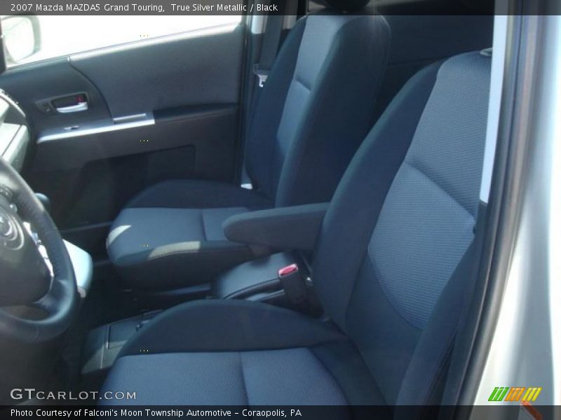 True Silver Metallic / Black 2007 Mazda MAZDA5 Grand Touring
