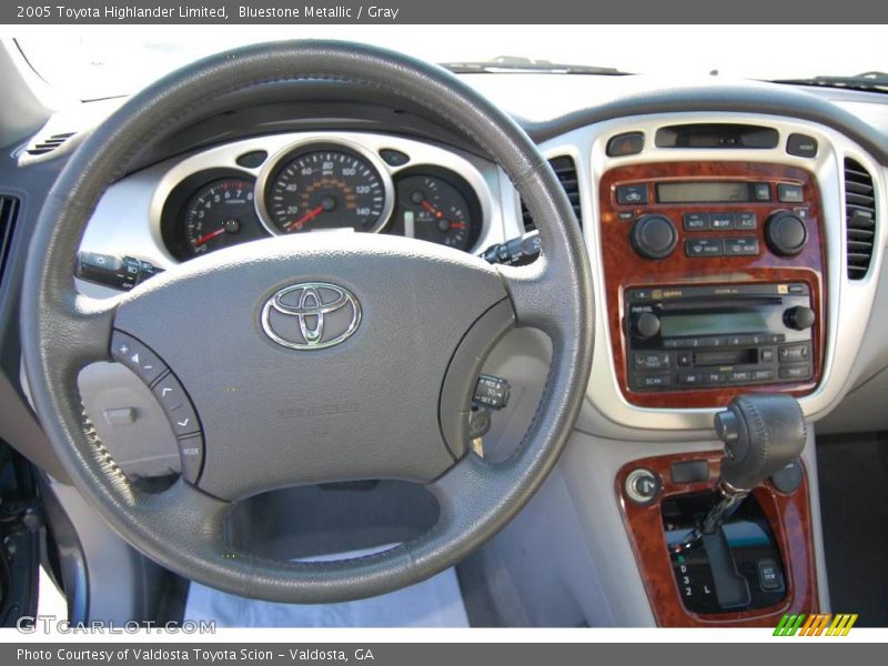 Bluestone Metallic / Gray 2005 Toyota Highlander Limited