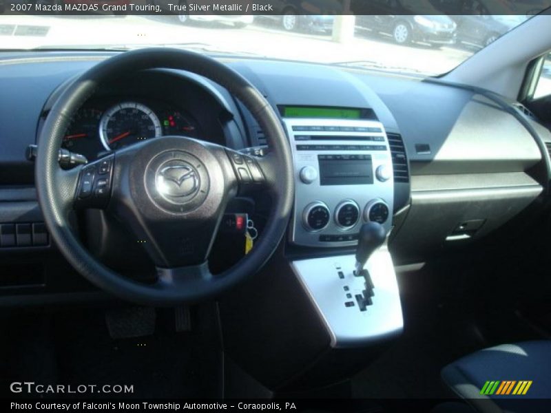 True Silver Metallic / Black 2007 Mazda MAZDA5 Grand Touring