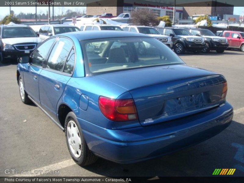 Blue / Gray 2001 Saturn S Series SL1 Sedan