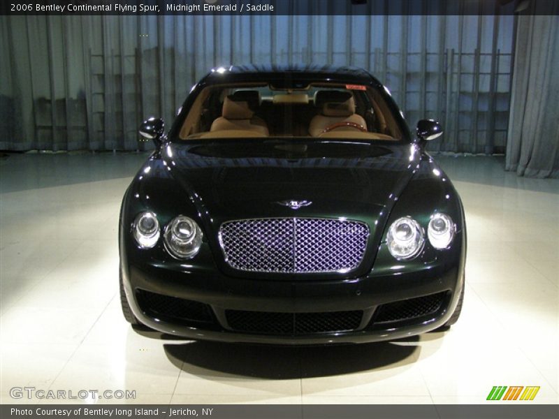 Midnight Emerald / Saddle 2006 Bentley Continental Flying Spur
