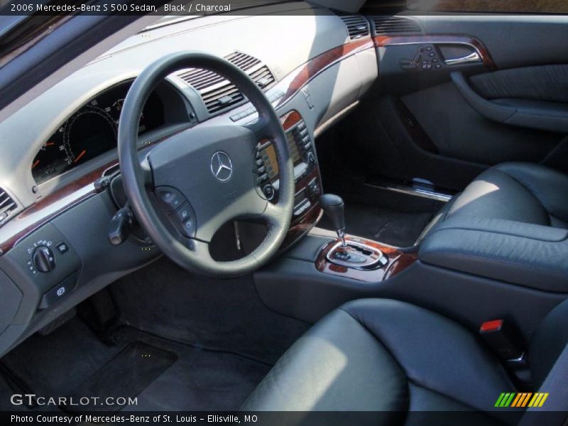 Black / Charcoal 2006 Mercedes-Benz S 500 Sedan