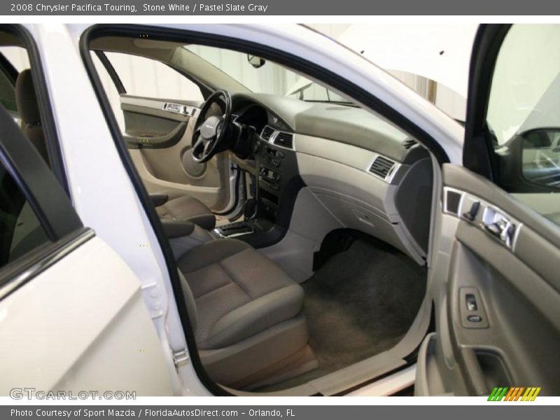 Stone White / Pastel Slate Gray 2008 Chrysler Pacifica Touring