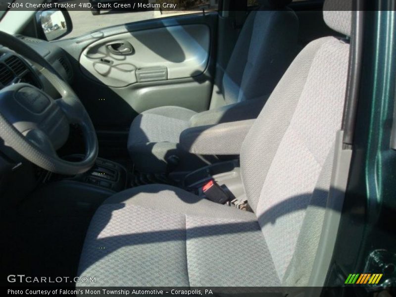 Dark Green / Medium Gray 2004 Chevrolet Tracker 4WD