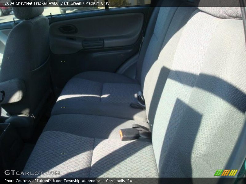 Dark Green / Medium Gray 2004 Chevrolet Tracker 4WD