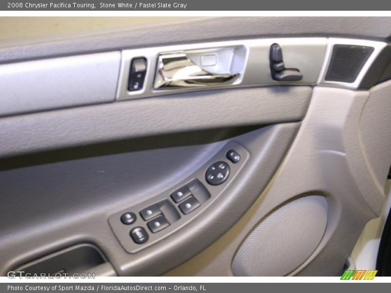 Stone White / Pastel Slate Gray 2008 Chrysler Pacifica Touring