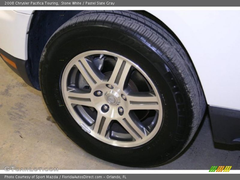 Stone White / Pastel Slate Gray 2008 Chrysler Pacifica Touring