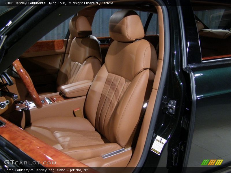 Midnight Emerald / Saddle 2006 Bentley Continental Flying Spur