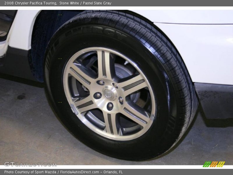 Stone White / Pastel Slate Gray 2008 Chrysler Pacifica Touring