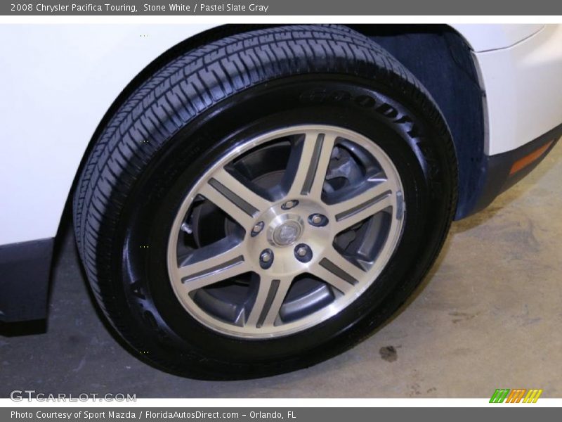 Stone White / Pastel Slate Gray 2008 Chrysler Pacifica Touring