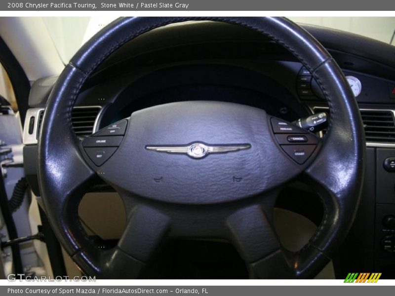 Stone White / Pastel Slate Gray 2008 Chrysler Pacifica Touring