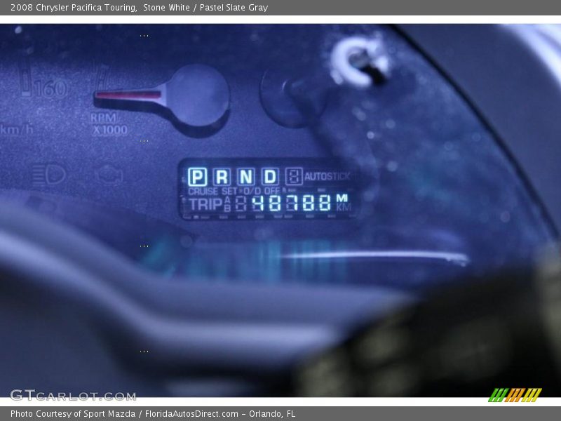 Stone White / Pastel Slate Gray 2008 Chrysler Pacifica Touring