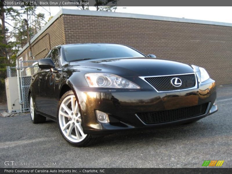Black Onyx / Cashmere Beige 2006 Lexus IS 250