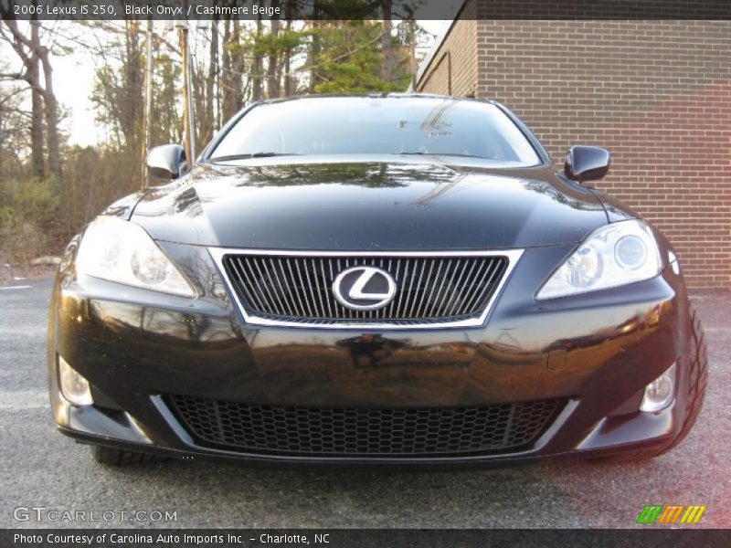 Black Onyx / Cashmere Beige 2006 Lexus IS 250
