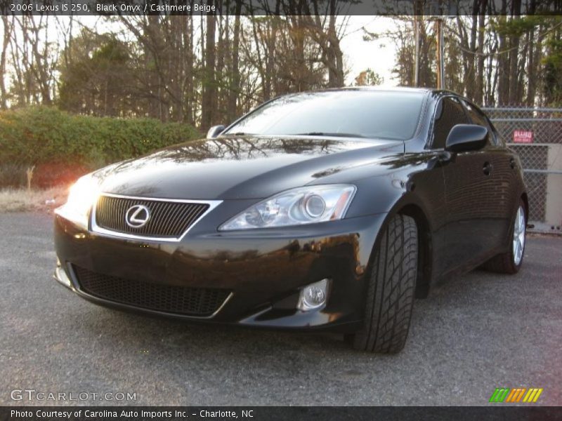 Black Onyx / Cashmere Beige 2006 Lexus IS 250