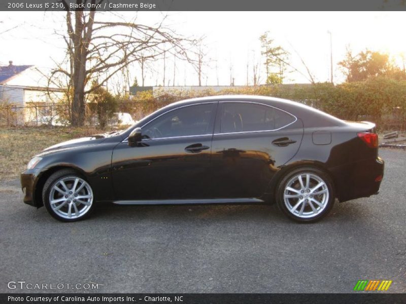 Black Onyx / Cashmere Beige 2006 Lexus IS 250