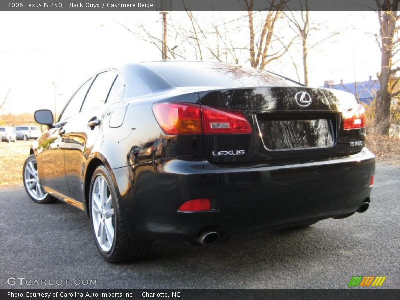 Black Onyx / Cashmere Beige 2006 Lexus IS 250