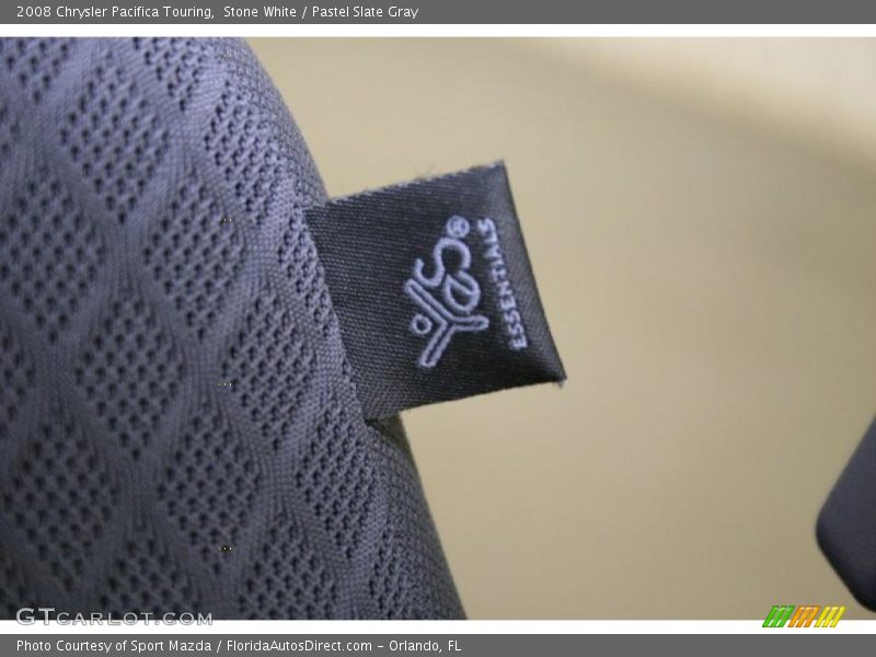 Stone White / Pastel Slate Gray 2008 Chrysler Pacifica Touring