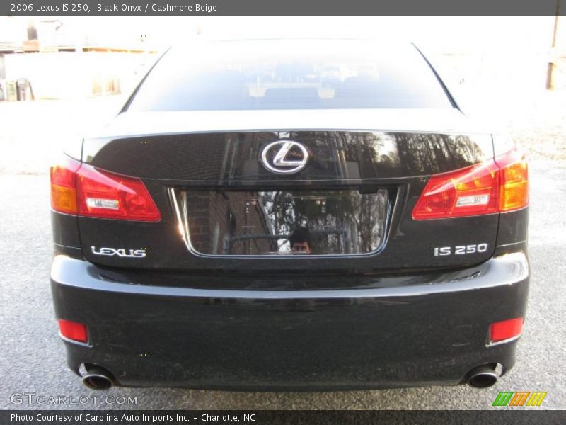 Black Onyx / Cashmere Beige 2006 Lexus IS 250