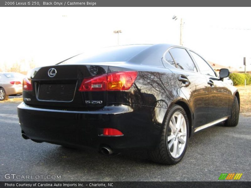 Black Onyx / Cashmere Beige 2006 Lexus IS 250