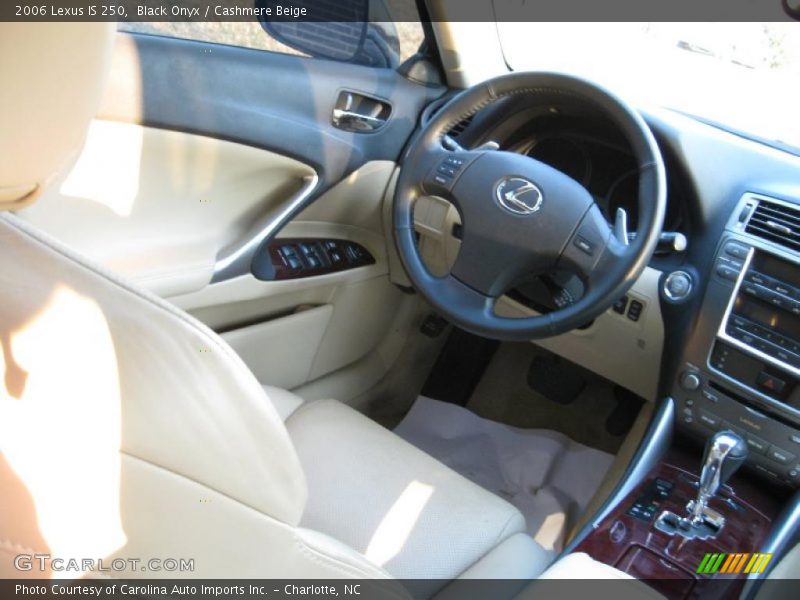 Black Onyx / Cashmere Beige 2006 Lexus IS 250