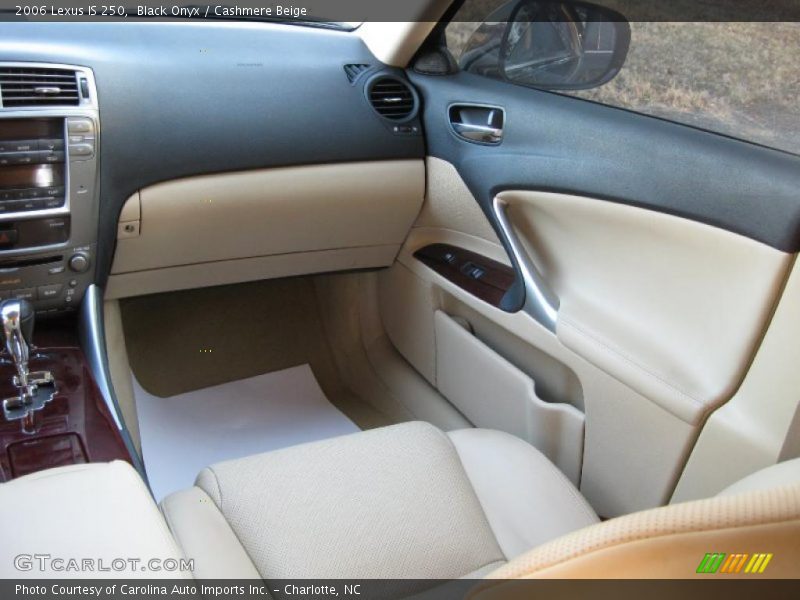 Black Onyx / Cashmere Beige 2006 Lexus IS 250
