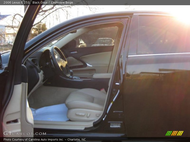 Black Onyx / Cashmere Beige 2006 Lexus IS 250