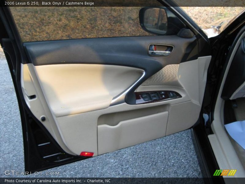 Black Onyx / Cashmere Beige 2006 Lexus IS 250