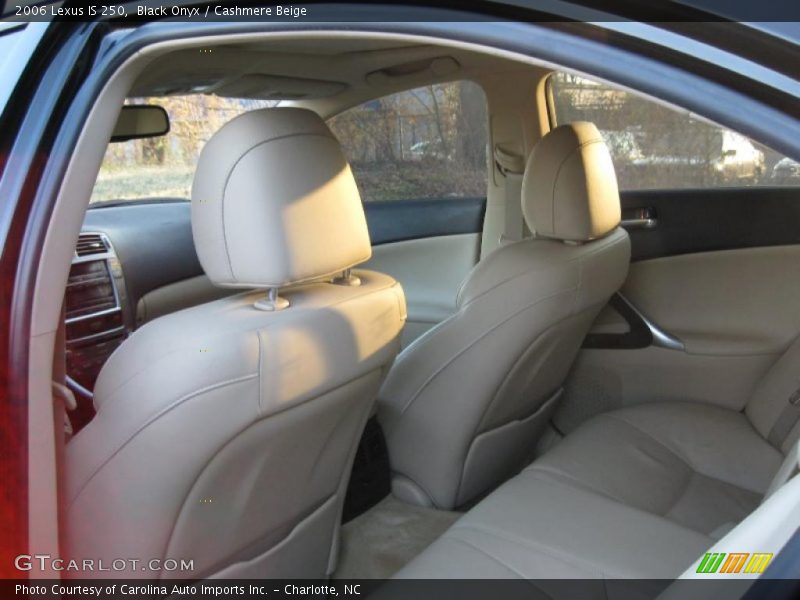 Black Onyx / Cashmere Beige 2006 Lexus IS 250