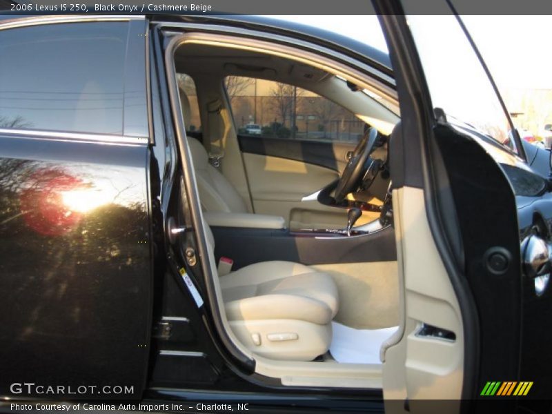 Black Onyx / Cashmere Beige 2006 Lexus IS 250