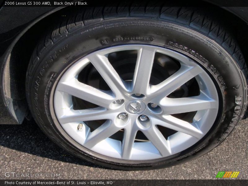 Black Onyx / Black 2006 Lexus GS 300 AWD