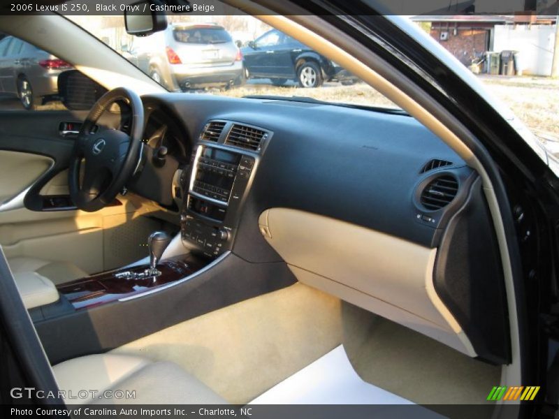 Black Onyx / Cashmere Beige 2006 Lexus IS 250