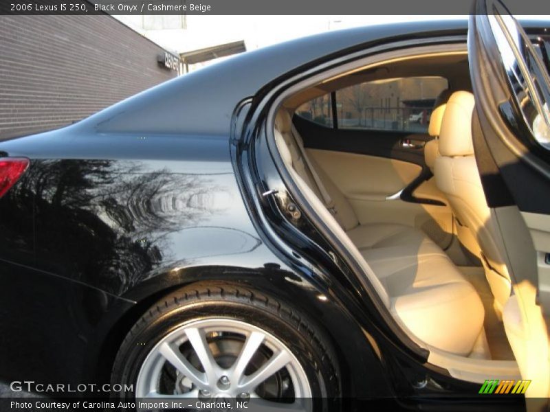 Black Onyx / Cashmere Beige 2006 Lexus IS 250