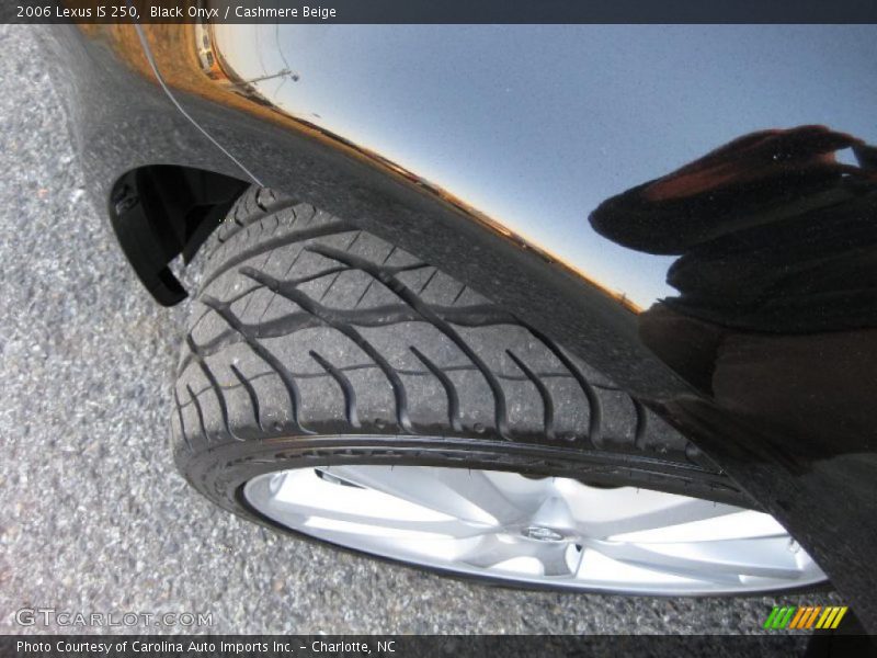Black Onyx / Cashmere Beige 2006 Lexus IS 250
