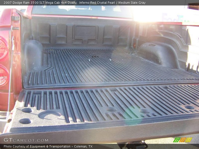 Inferno Red Crystal Pearl / Medium Slate Gray 2007 Dodge Ram 3500 SLT Mega Cab 4x4 Dually
