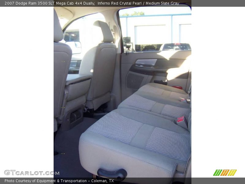 Inferno Red Crystal Pearl / Medium Slate Gray 2007 Dodge Ram 3500 SLT Mega Cab 4x4 Dually