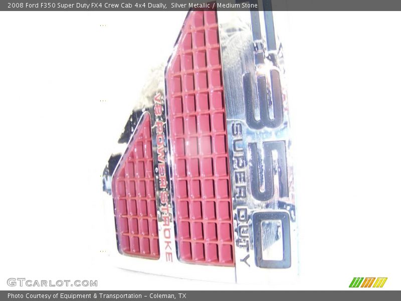 Silver Metallic / Medium Stone 2008 Ford F350 Super Duty FX4 Crew Cab 4x4 Dually