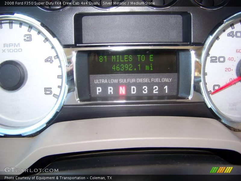 Silver Metallic / Medium Stone 2008 Ford F350 Super Duty FX4 Crew Cab 4x4 Dually