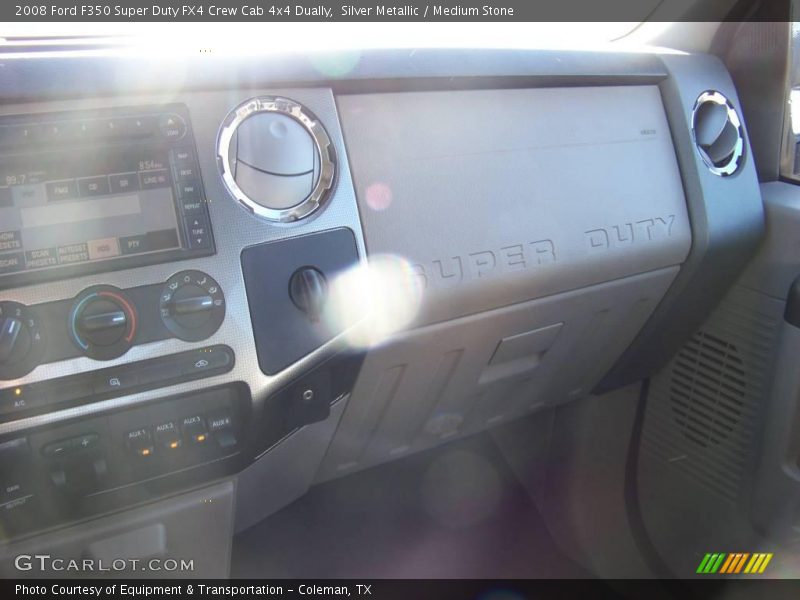 Silver Metallic / Medium Stone 2008 Ford F350 Super Duty FX4 Crew Cab 4x4 Dually