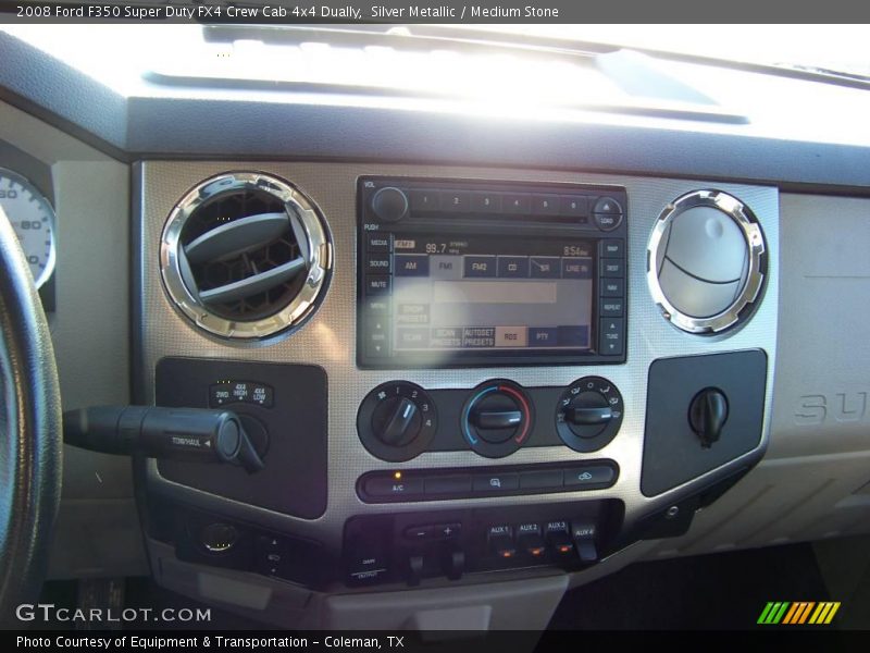 Silver Metallic / Medium Stone 2008 Ford F350 Super Duty FX4 Crew Cab 4x4 Dually