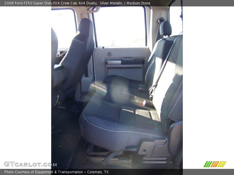 Silver Metallic / Medium Stone 2008 Ford F350 Super Duty FX4 Crew Cab 4x4 Dually