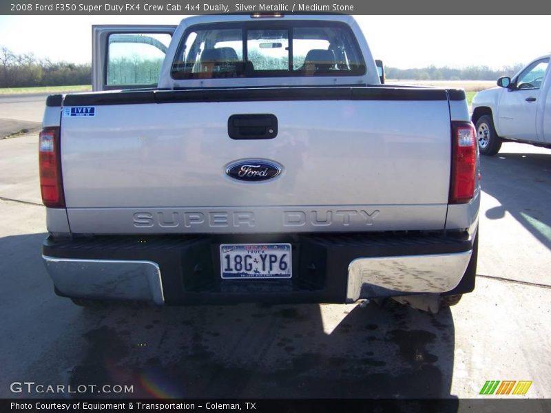 Silver Metallic / Medium Stone 2008 Ford F350 Super Duty FX4 Crew Cab 4x4 Dually