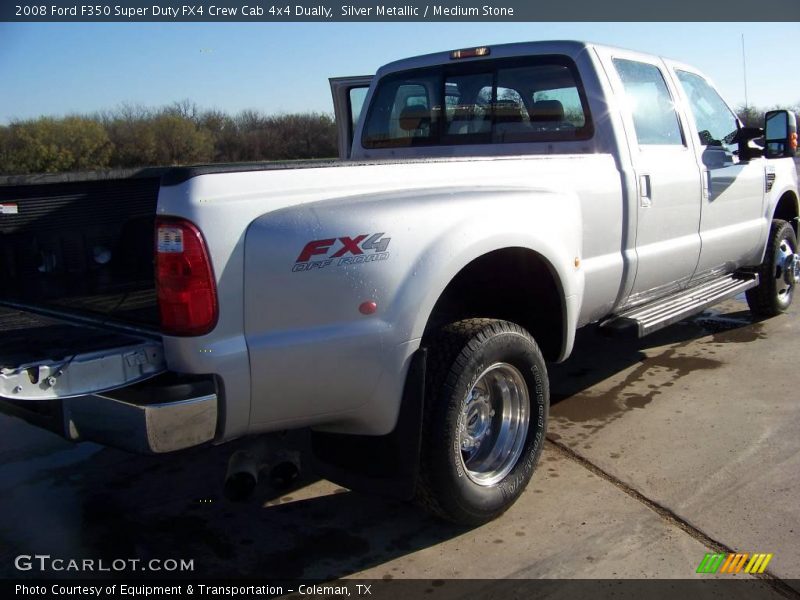 Silver Metallic / Medium Stone 2008 Ford F350 Super Duty FX4 Crew Cab 4x4 Dually