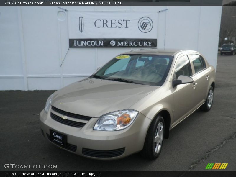 Sandstone Metallic / Neutral Beige 2007 Chevrolet Cobalt LT Sedan