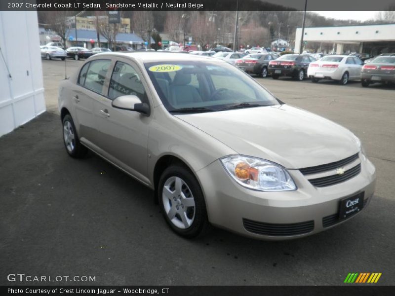 Sandstone Metallic / Neutral Beige 2007 Chevrolet Cobalt LT Sedan