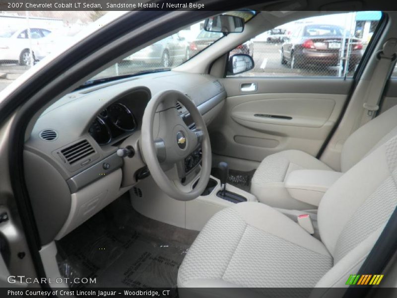 Sandstone Metallic / Neutral Beige 2007 Chevrolet Cobalt LT Sedan
