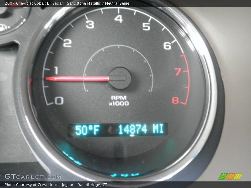 Sandstone Metallic / Neutral Beige 2007 Chevrolet Cobalt LT Sedan